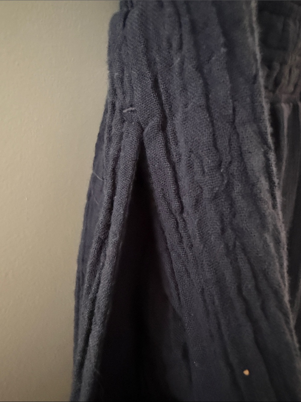 Pact Navy Smocked-Waist Maxi Dress - Picture 3 of 4
